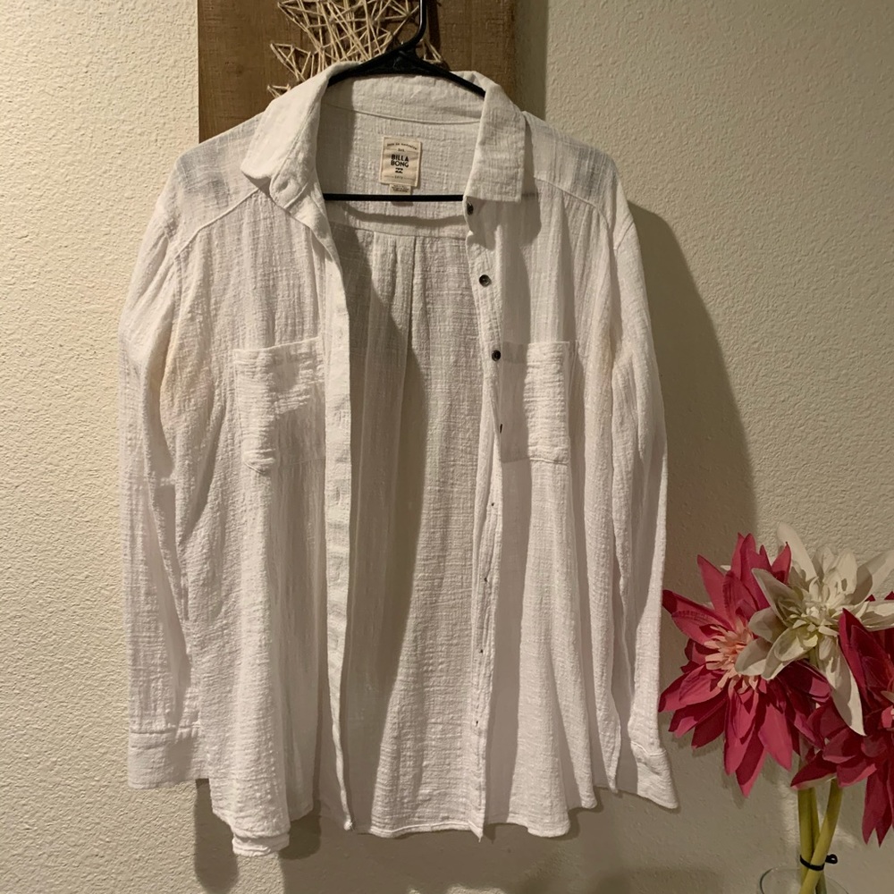 White Billabong Blouse Shirt